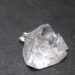 Clear Apophylite Apophyllite Crystal Silver Pendant From India - 1.0" - 5.21 Grams