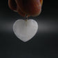 Very Rare SS Cryolite Heart Pendant From Greenland - 1.0" - 4.00 Grams