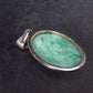 Rare Variscite Sterling Silver Pendant from Utah - 1.3" - 6.52 Grams