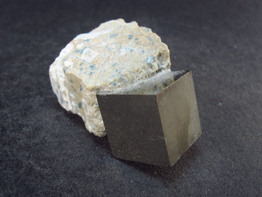 Perfect Pyrite Cube Cluster from Spain - 1.7" - 24.8 Grams