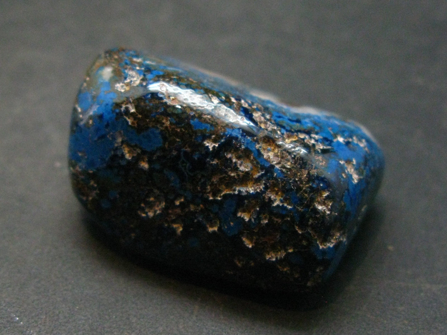 Quantum Quattro Tumbled Malachite Dioptase Shattuckite Chrysocola Stone - 1.2" - 25.10 Grams