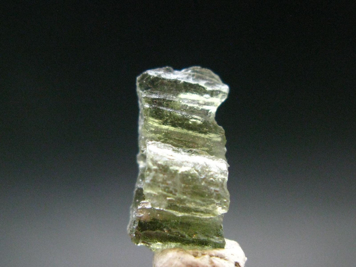 Moldavite Tektite Raw Piece from Czech Republic - 0.6" - 3.2 Carats - 0.64 Grams