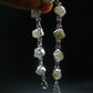 Rhodizite Rhodozite Silver Bracelet From Madagascar- 7" - 13.6 Grams