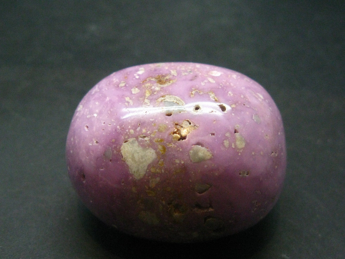 Phosphosiderite Tumbled Stone From Peru - 1.7"