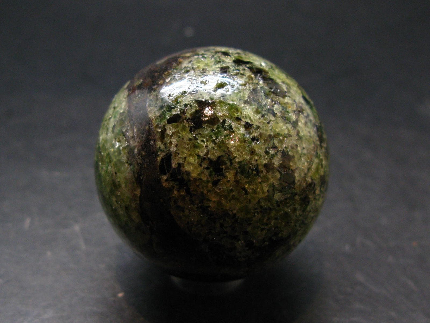 Peridot Olivine Sphere from Arizona, USA - 1.6" - 101.01 Grams