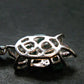 Emerald Silver Pendant W/Chain From Colombia - 3.12 Grams Total