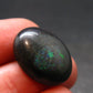 Fine Black Opal Cabochon from Australia - 0.7" - 2.08 Grams