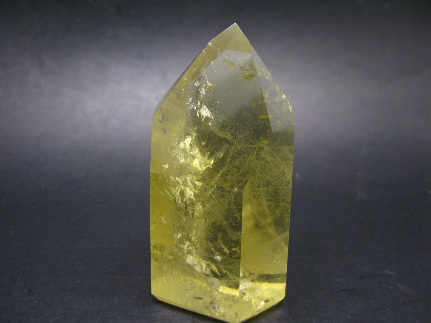 Citrine Unheated Polished Crystal From Brazil - 3.7" - 236 Grams
