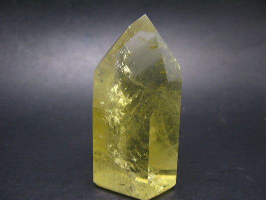 Citrine Unheated Polished Crystal From Brazil - 3.7" - 236 Grams