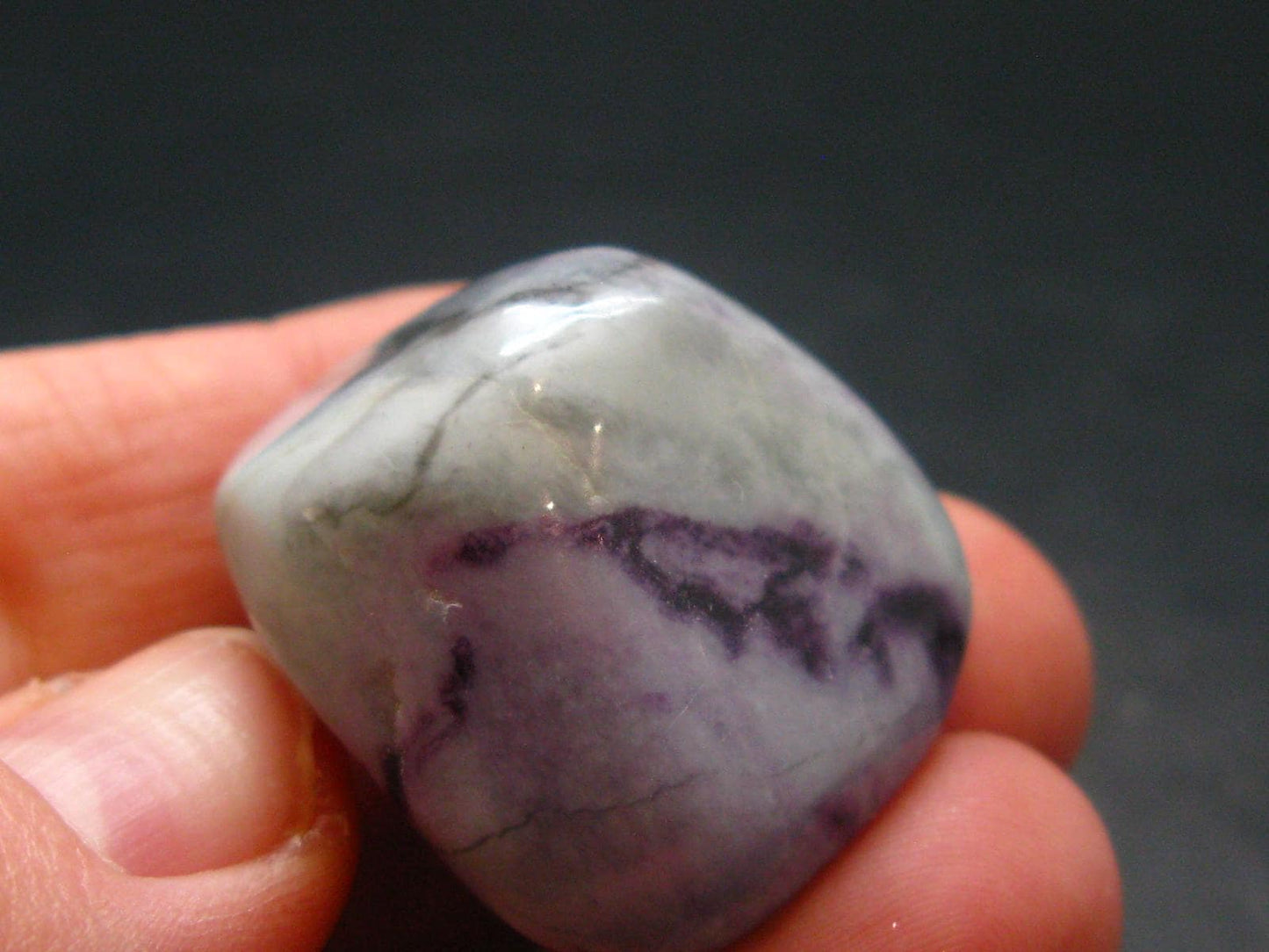 Very Rare Kammerrerite Chrome Clinochlore Tumbled Stone from Turkey - 1.1" - 19.12 Grams