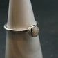 Natrolite Silver Ring From Tanzania - 1.79 Grams - Size 7