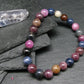 Fancy Color Sapphire Genuine Bracelet ~ 7 Inches ~ 8mm Round Beads
