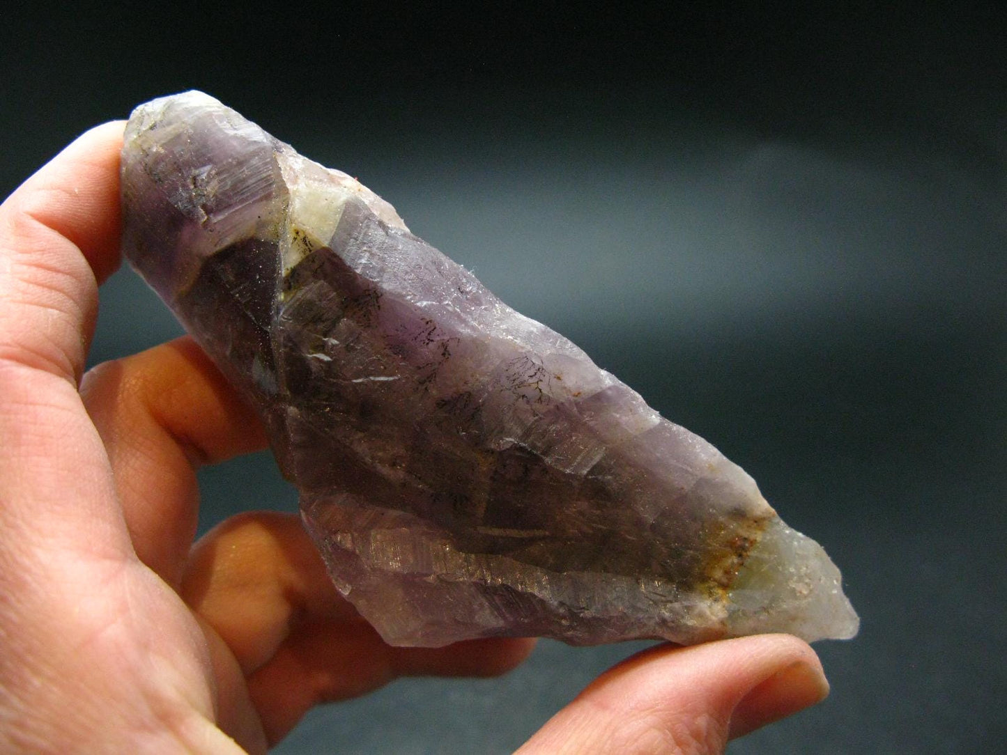 Rare Auralite Super 23 Large Crystal Amethyst From Canada - 4.1" - 83.09 Grams