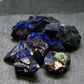 Lot of 10 Azurite Fine Crystals From Mexico - 44.32 Grams