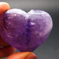 Amazing Natural Amethyst Puffed Heart Shaped from Brazil - 1.4"