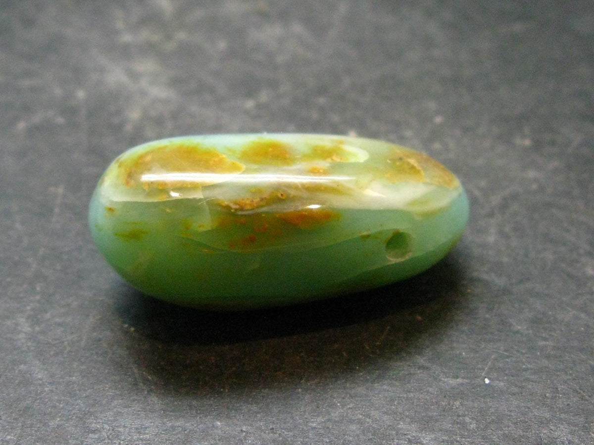 Rare Blue Opal Metal Free Pendant from Peru - 1.5" - 15.75 Grams