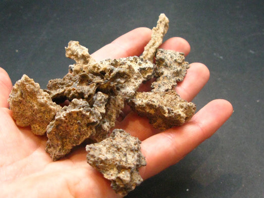 Lot of 10 Fulgurite Lightning Rocks From USA - 29.55 Grams
