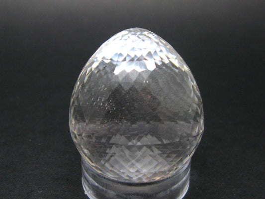 Facetted Quartz Egg From Brazil - 76.45 Grams - 1.7"