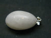 Very Rare White Cryolite 925 Silver Pendant from Greenland - 1.2" - 6.79 Grams