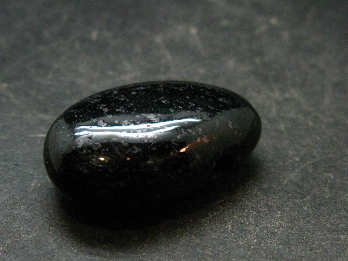 Nuumite Nuummite Metal Free Pendant From Greenland - 1.1" - 10.93 Grams