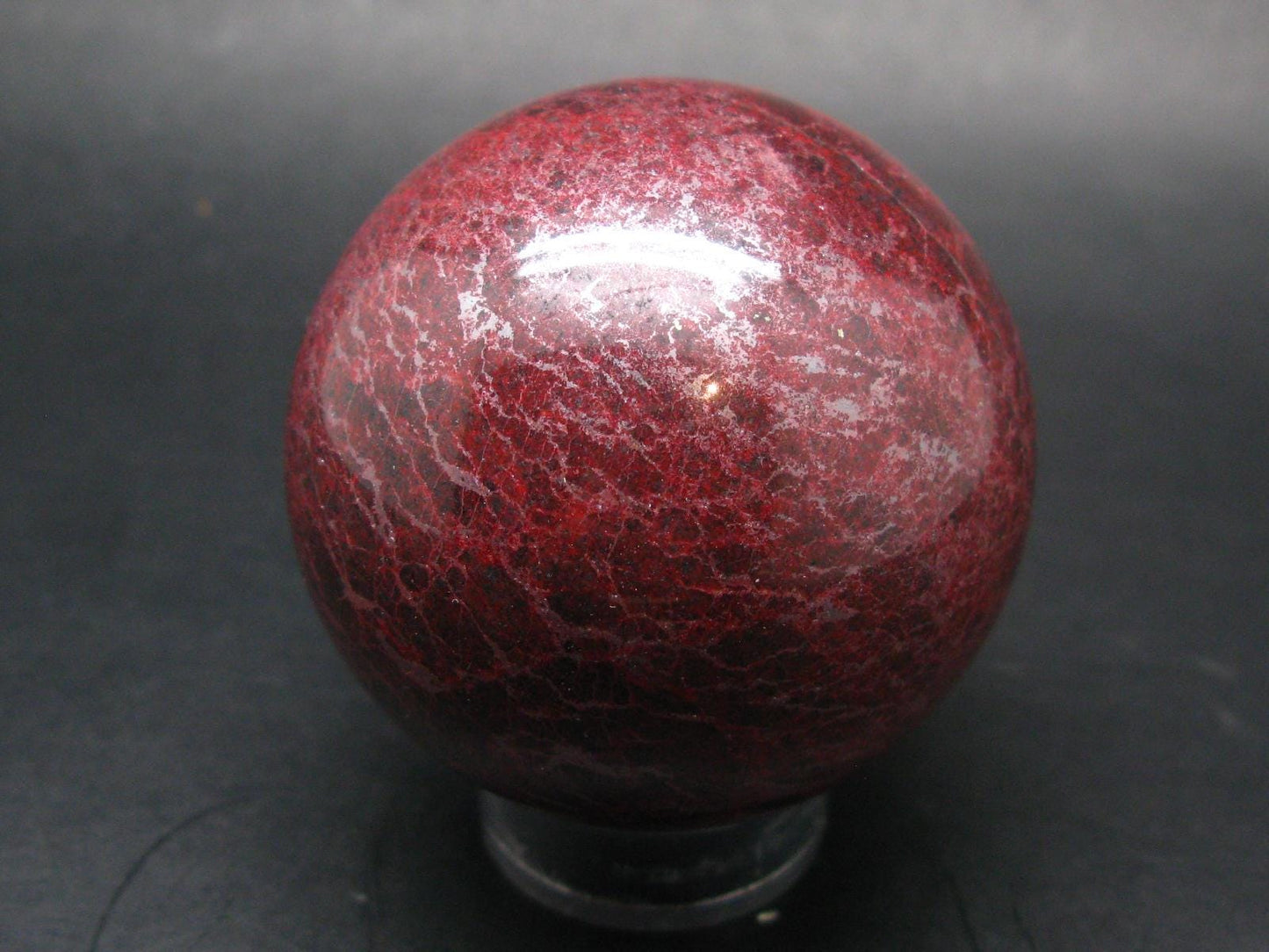 Large Cinnabar Ball Sphere from Spain - 443 Grams - 2.4"