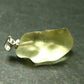 Gem Libyan Desert Glass Tektite Pendant Sterling Silver from Libya - 1.1" - 2.88 Grams