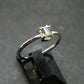 Moldavite Tektite Silver Ring from Czech Republic - Size 6 - 1.20 Grams