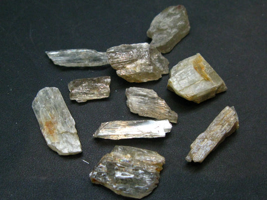 Lot of 10 Gem Color Change Diaspore Crystals From Turkey - 62 Carats