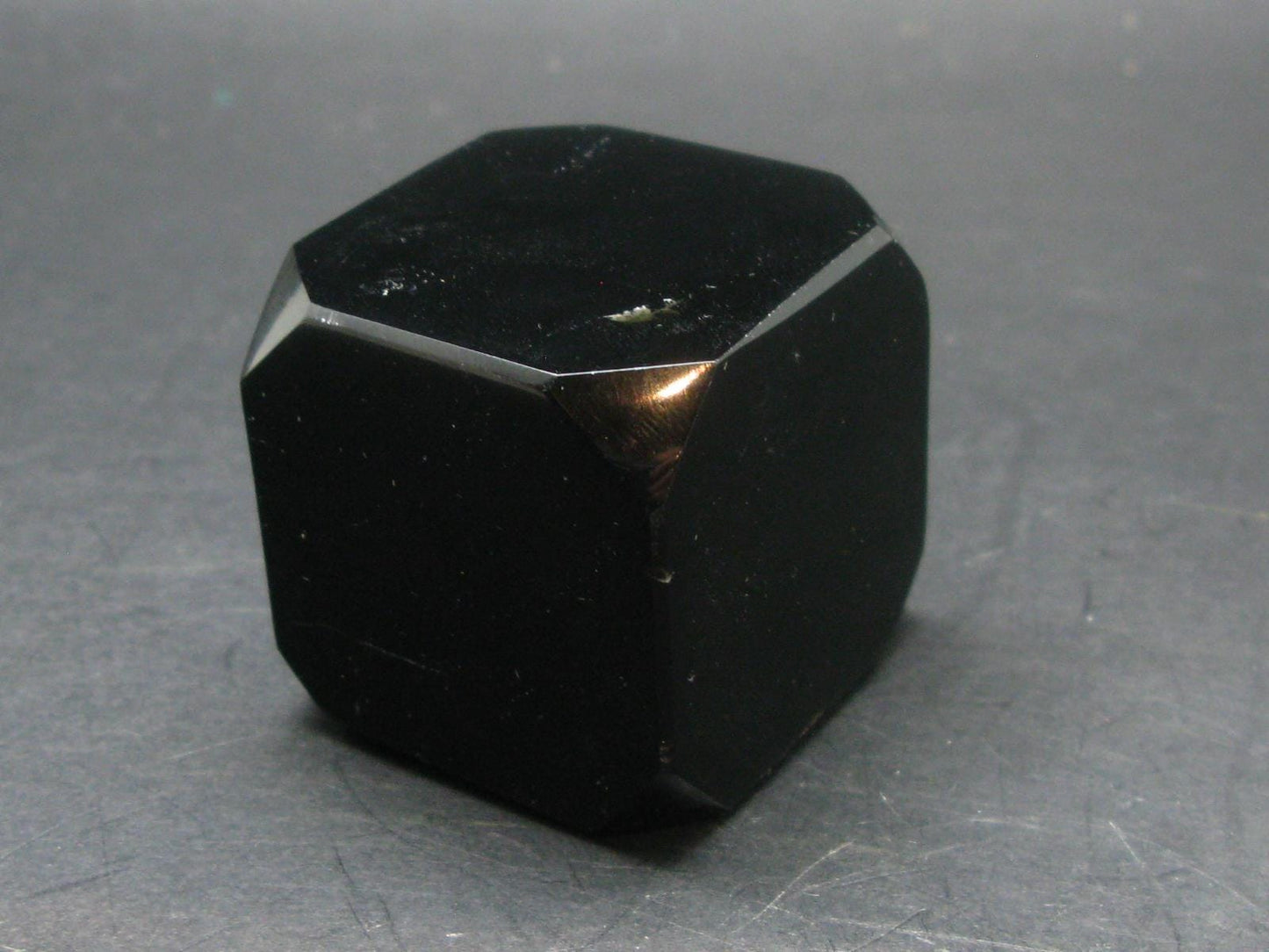 Black Obsidian Polished Stone From Mexico - 1.5"