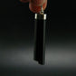 Black Tourmaline Schorl Silver Pendant From Brazil - 2.3" - 8.30 Grams