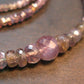 Extremely Rare Alexandrite Necklace - 19" - Rondelle Facetted Beads - 41 Carats