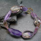 Ametrine Genuine Bracelet ~ 7 Inches ~ 18mm Facetted Beads