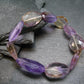 Ametrine Genuine Bracelet ~ 7 Inches ~ 18mm Facetted Beads