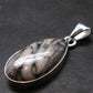 Pinolite Silver Plated Pendant from Austria - 1.5" - 5.25 Grams
