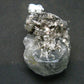 Aquamarine Crystal Silver Pendant From China - 1.2" - 5.58 Grams