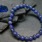 Tanzanite Genuine Bracelet ~ 7 Inches ~ 7mm Round Beads