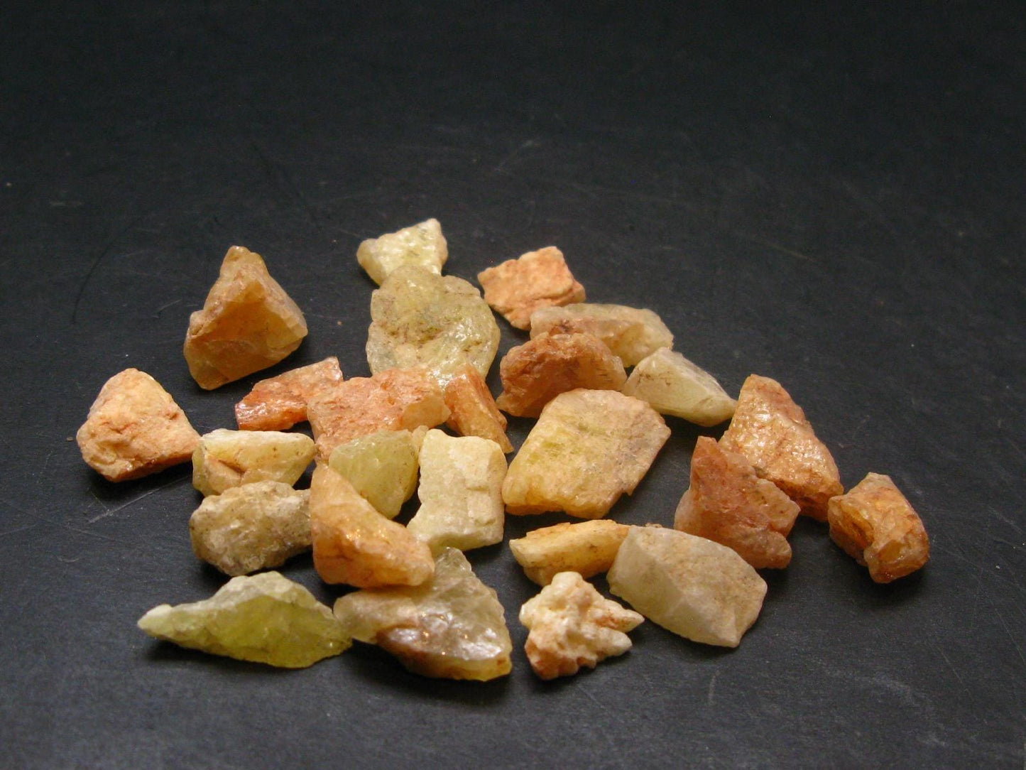 Lot of 25 Agni Gold Raw Danburite Crystals From Tanzania