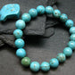 Turquoise Genuine Untreated Bracelet ~ 7 Inches ~ 10mm Round Beads