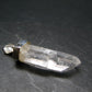 Lemurian Quartz Crystal Pendant From Brazil - 1.7" - 6.3 Grams
