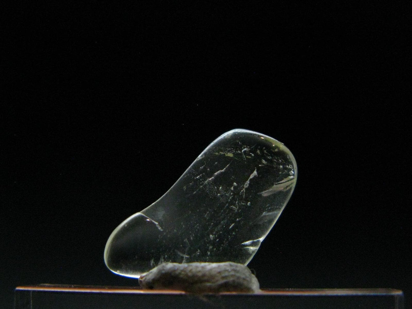 Gem Green Herderite Tumbled Stone From Pakistan - 1.90 Carats - 0.6"