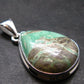 Rare Variscite Silver Plated Pendant from Utah - 1.4" - 6.79 Grams