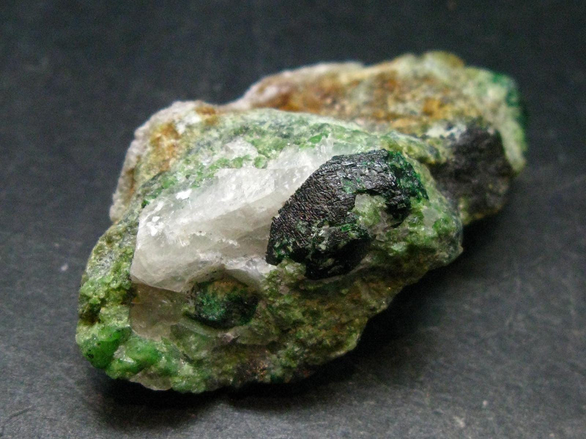 Rare Uvarovite Garnet Cluster from Finland - 33.59 Grams