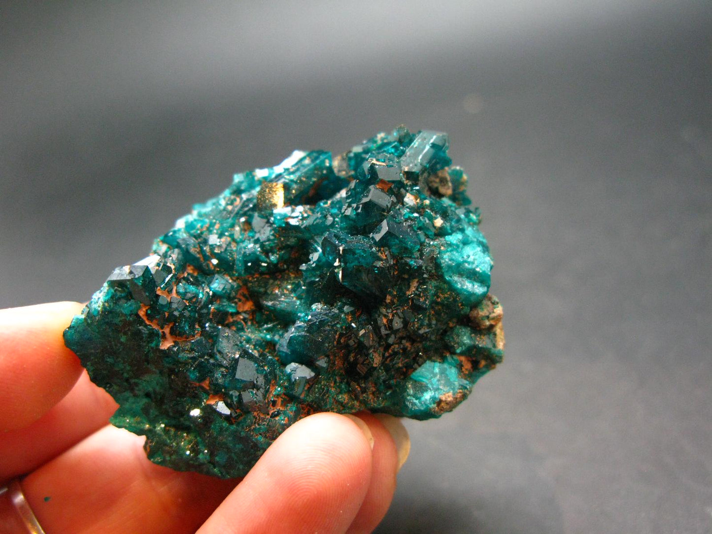 Very Nice Dioptase Cluster from Congo - 2.0" - 70.83 Grams