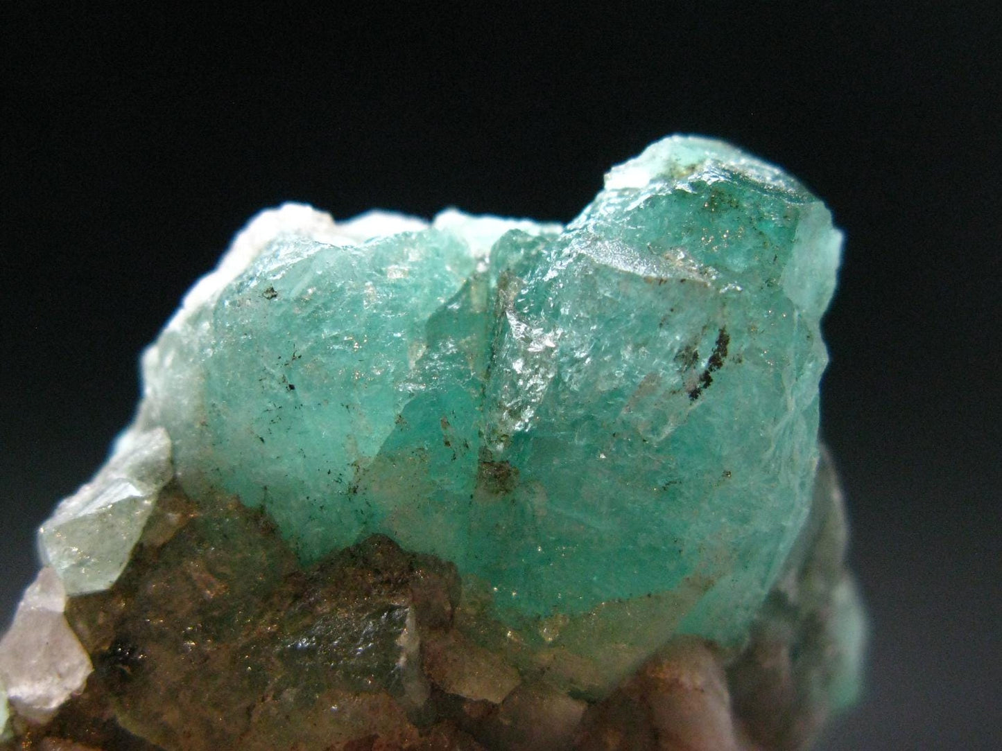 Emerald Beryl Crystal On Matrix From Colombia - 2.1"