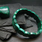 Malachite Genuine Bracelet ~ 7 Inches ~ 14mm Oval Beads