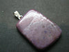 Purple Jade Silver Pendant From Turkey - 1.5" - 9.90 Grams