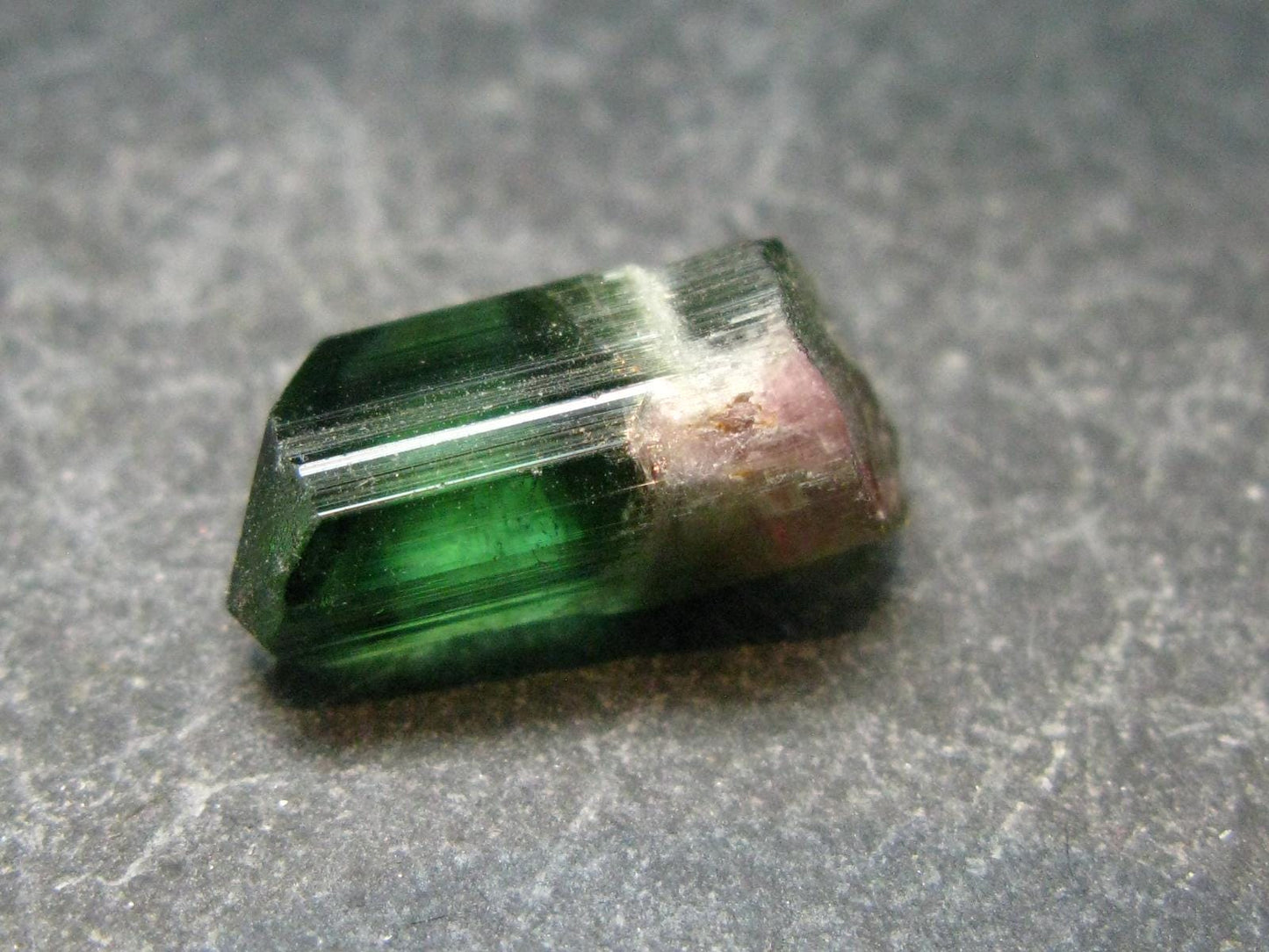 Rare Watermelon Tourmaline Crystal From Brazil - 0.5" - 6.60 Carats