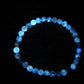 Rare Petroleum Oil In Quartz Crystal Bracelet - 7 Inches - 6mm Round Beads