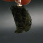 Moldavite Tektite Silver Pendant from Czech Republic - 1.0" - 2.52 Grams