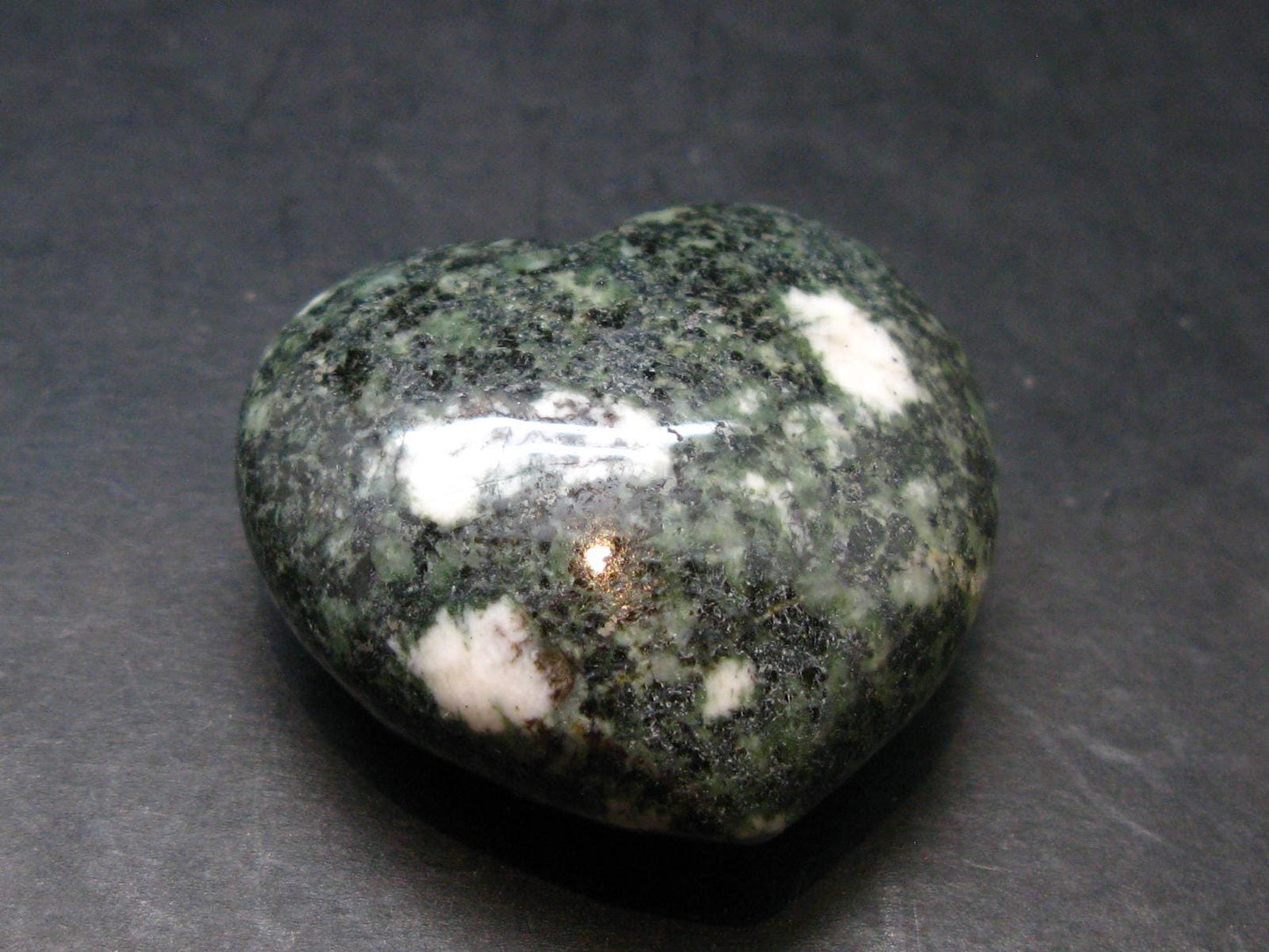 Rare Stonehenge Bluestone Heart From Wales UK - 1.5" - 46.45 Grams